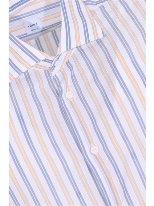 Camicia in cotone a righe Azzurro Carrel | 2305 50 425002
